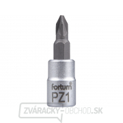 Hlavica zástrčná skrutkovač PZ, 1/4 Hlavica zástrčná skrutkovač PZ, 1/4