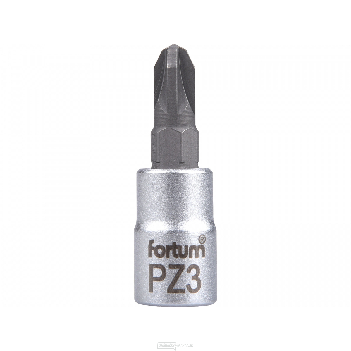 Hlavice zástrčná skrutkovač PZ, 1/4", PZ 3, L 37mm, CrV/S2