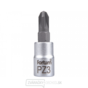 Hlavice zástrčná skrutkovač PZ, 1/4 Hlavice zástrčná skrutkovač PZ, 1/4