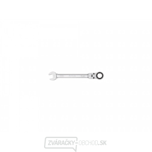 Kľúč račňový očkoplochý s kĺbom, 72 zubov, 8mm, L 134mm, CrV/S2 gallery main image
