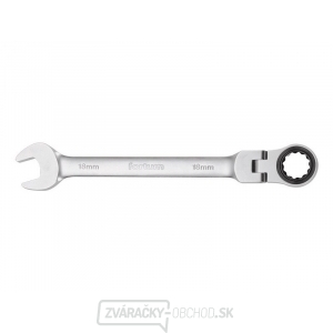 Kľúč račňový očkoplochý s kĺbom, 72 zubov, 13mm, L 186mm, CrV/S2 gallery main image