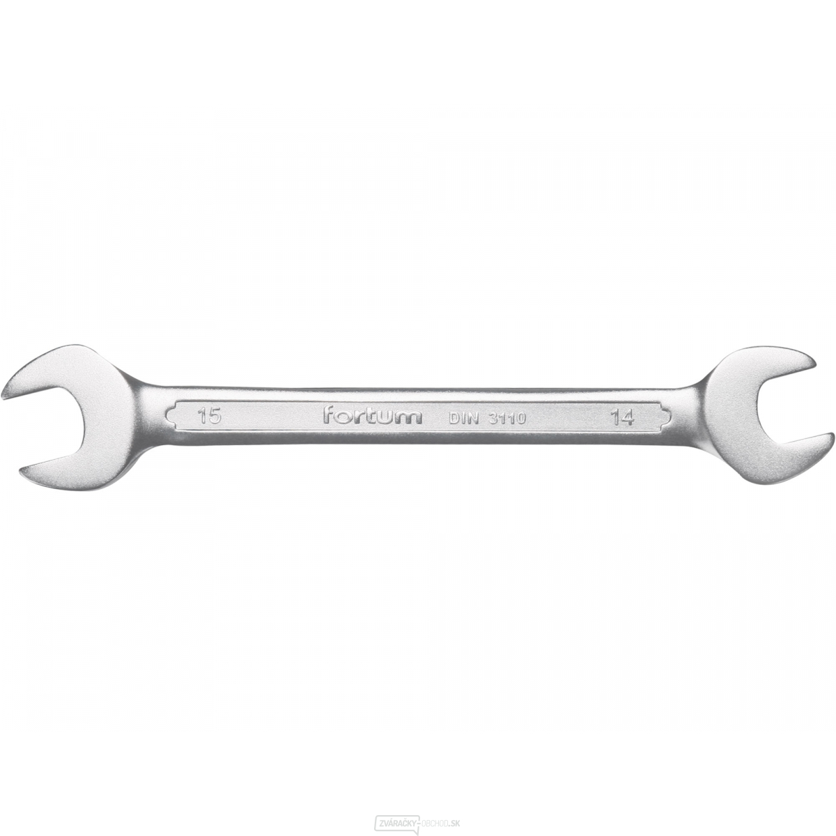 Kľúč plochý, 14x15mm, L 185mm, 61CrV5