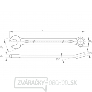 Kľúč očkoplochý, 6mm, L 110mm, 61CrV5 Náhľad