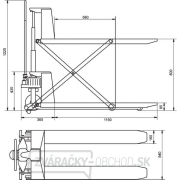 Paletový vozík PHH 1001 náhled