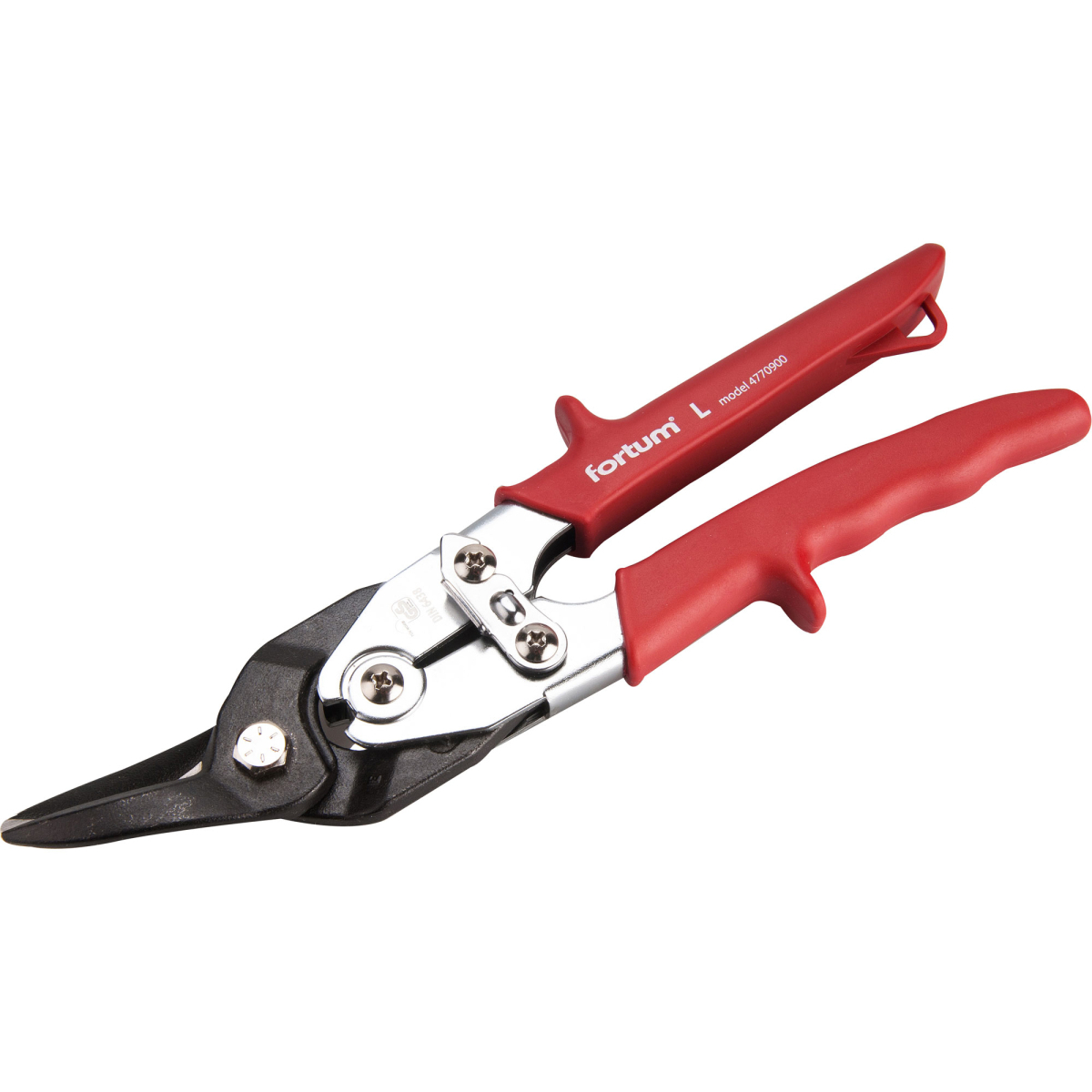 Fortum Nožnice na plech převodové, 255mm, levé, CrMo 4770900