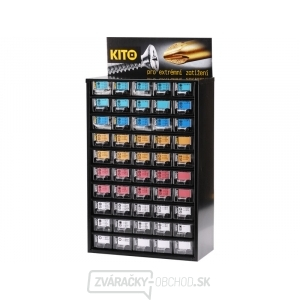 Zásobník KITO na hroty 50 zásuvek, 539ks Zásobník KITO na hroty 50 zásuvek, 539ks gallery main image