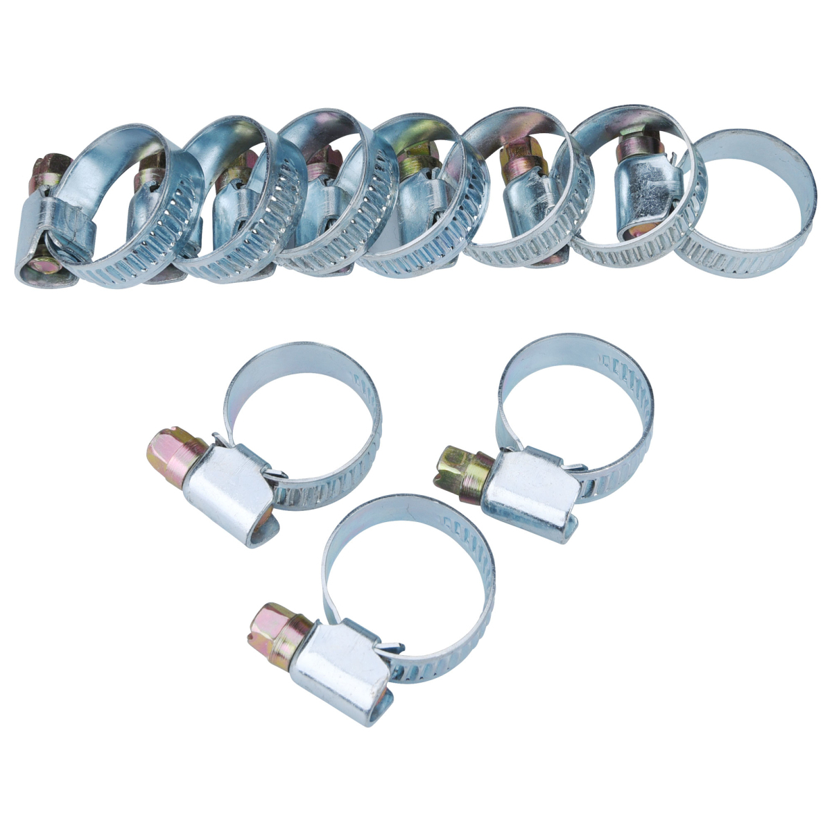 EXTOL CRAFT Spony hadicové, balenie 10ks, 12-22mm 70502