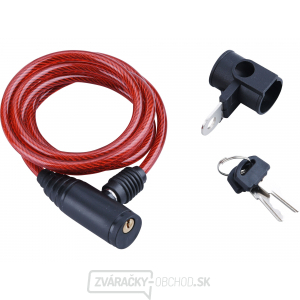 Zámok na bicykel - lanko, 6x1500mm Zámok na bicykel - lanko, 6x1500mm gallery main image