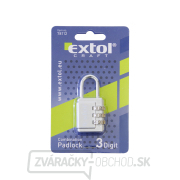 Zámok kombinačný s trojmiestnym kódom, 26x55mm náhled