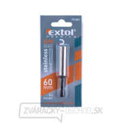 Držiak hrotů do vrtačky, nerez, CrV - 1/4