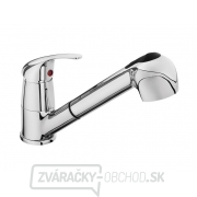 Baterie drezová teleskopická, dĺžka hadice 130cm, 35mm, chrom, BALLETTO Baterie drezová teleskopická, dĺžka hadice 130cm, 35mm, chrom, BALLETTO gallery main image