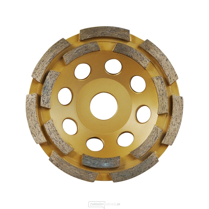 Kotúč diamantový brúsny dvouřadý, 115x22,2mm