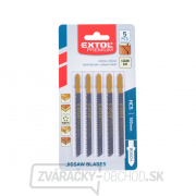 Plátky do priamočiarej píly 5ks, 75x2,5mm, úchyt BOSCH, HCS Náhľad