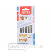 Plátky do priamočiarej píly 5ks, 75x2,5mm, úchyt UNIVERSAL, HCS Náhľad