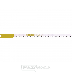 Plátky do priamočiarej píly 5ks, 75x2,5mm, úchyt UNIVERSAL, HCS