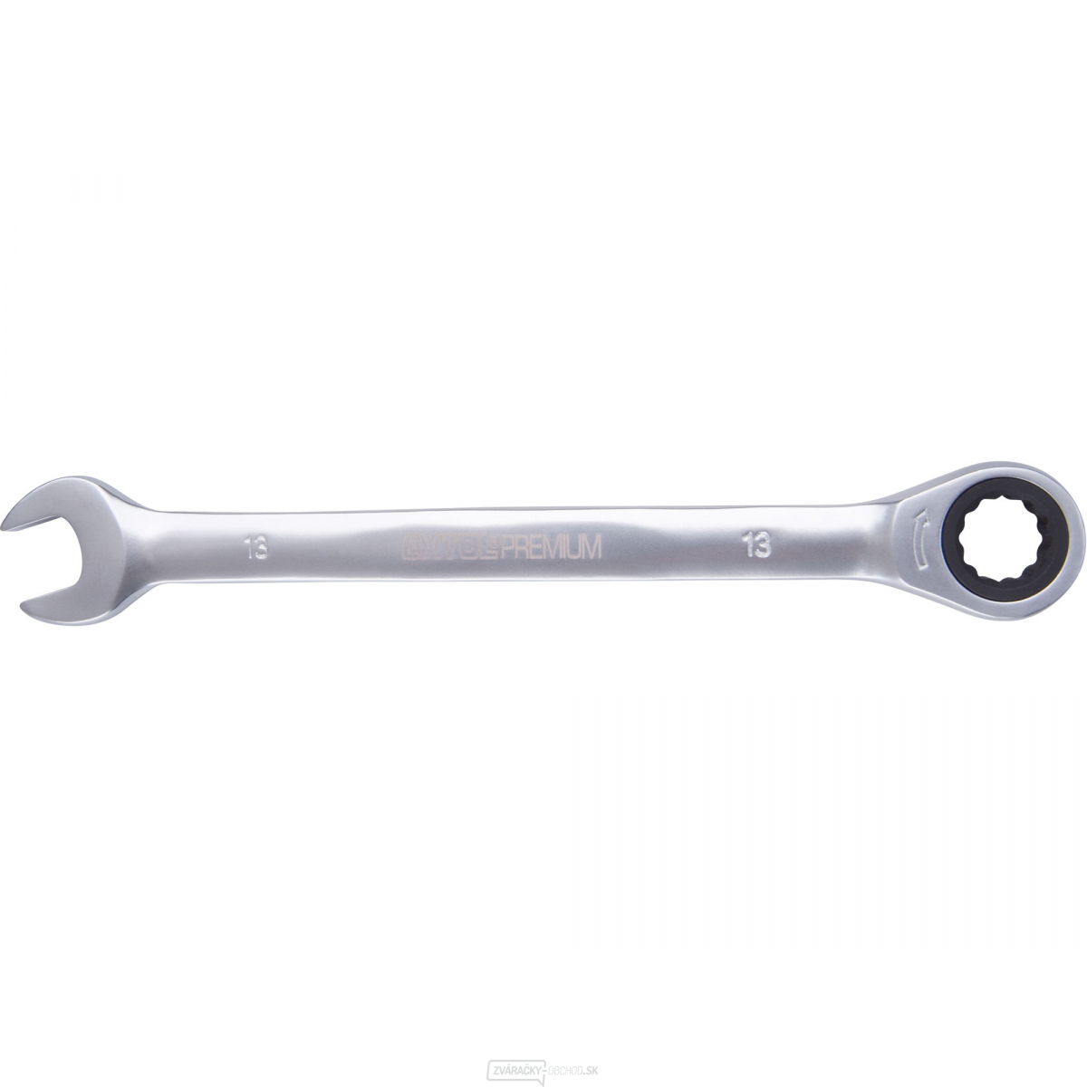Kľúč račňový očkoplochý, 72 zubov, 13mm, CrV