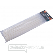 Sťahovacie pásky biele, 280x3,6mm - 100 ks gallery main image