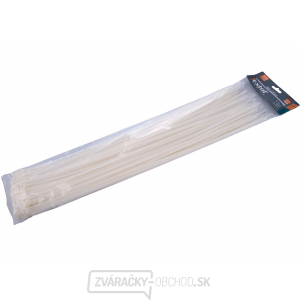Sťahovacie pásky biele, 500x4,8mm - 100 ks Sťahovacie pásky biele, 500x4,8mm - 100 ks gallery main image