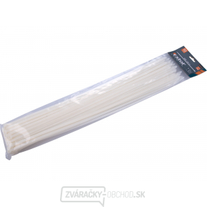 Sťahovacie pásky biele, 540x7,6mm - 50 ks Sťahovacie pásky biele, 540x7,6mm - 50 ks gallery main image