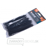 Pásky sťahovacie na káble čierne, 100x2,5mm, nylon PA66 - 100ks gallery main image