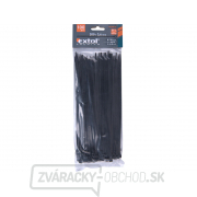 Sťahovacie pásky čierne, 200x3,6mm - 100 ks  Náhľad