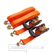 Pásy upínacie ráčnové s háky, 5m x 35mm, PES - 2ks Pásy upínacie ráčnové s háky, 5m x 35mm, PES - 2ks gallery main image