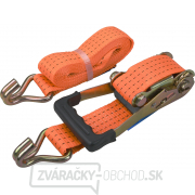 Pás upínacie ráčnový s háky, 3m x 50mm, PES Pás upínacie ráčnový s háky, 3m x 50mm, PES gallery main image