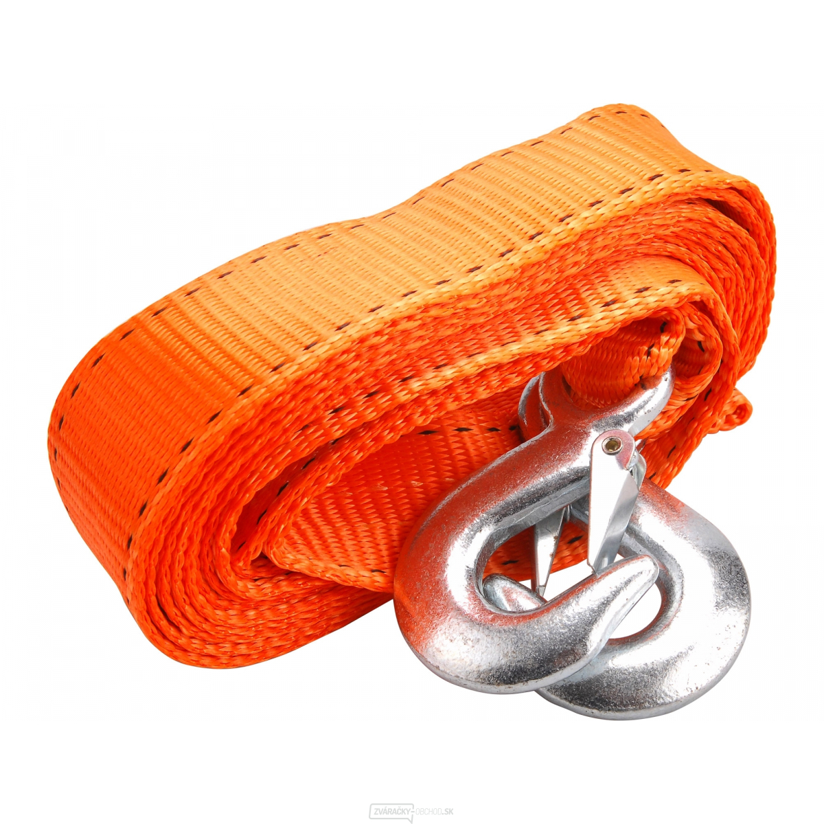 Lano tažné - popruh s háky, 4m x 50mm, PES Lano tažné - popruh s háky, 4m x 50mm, PES gallery main image