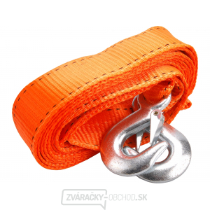 Lano tažné - popruh s háky, 4m x 50mm, PES Lano tažné - popruh s háky, 4m x 50mm, PES gallery main image