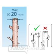 Nožnice záhradnícke, 205mm, HCS Náhľad