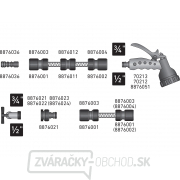 Adaptér vonkajšie závit, 3/4