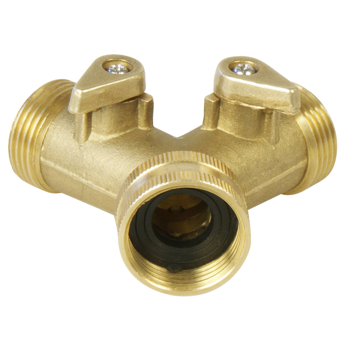EXTOL PREMIUM Rozdvojka s ventilem, 3/4", MOSAZ 8876042