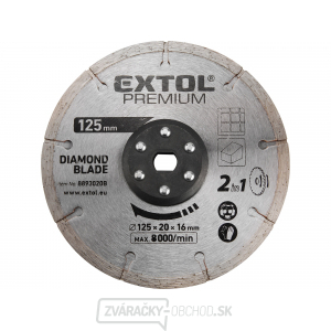 Kotouc rezný, diamantový, 125x20mm, pre 8893020 Kotouc rezný, diamantový, 125x20mm, pre 8893020 gallery main image