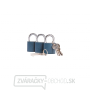 Zámky visiace zjednotenej na jeden kľúč 38mm - sada 3 ks Zámky visiace zjednotenej na jeden kľúč 38mm - sada 3 ks gallery main image