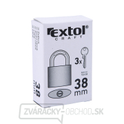 Zámok visiaci liatinový, 38mm Náhľad