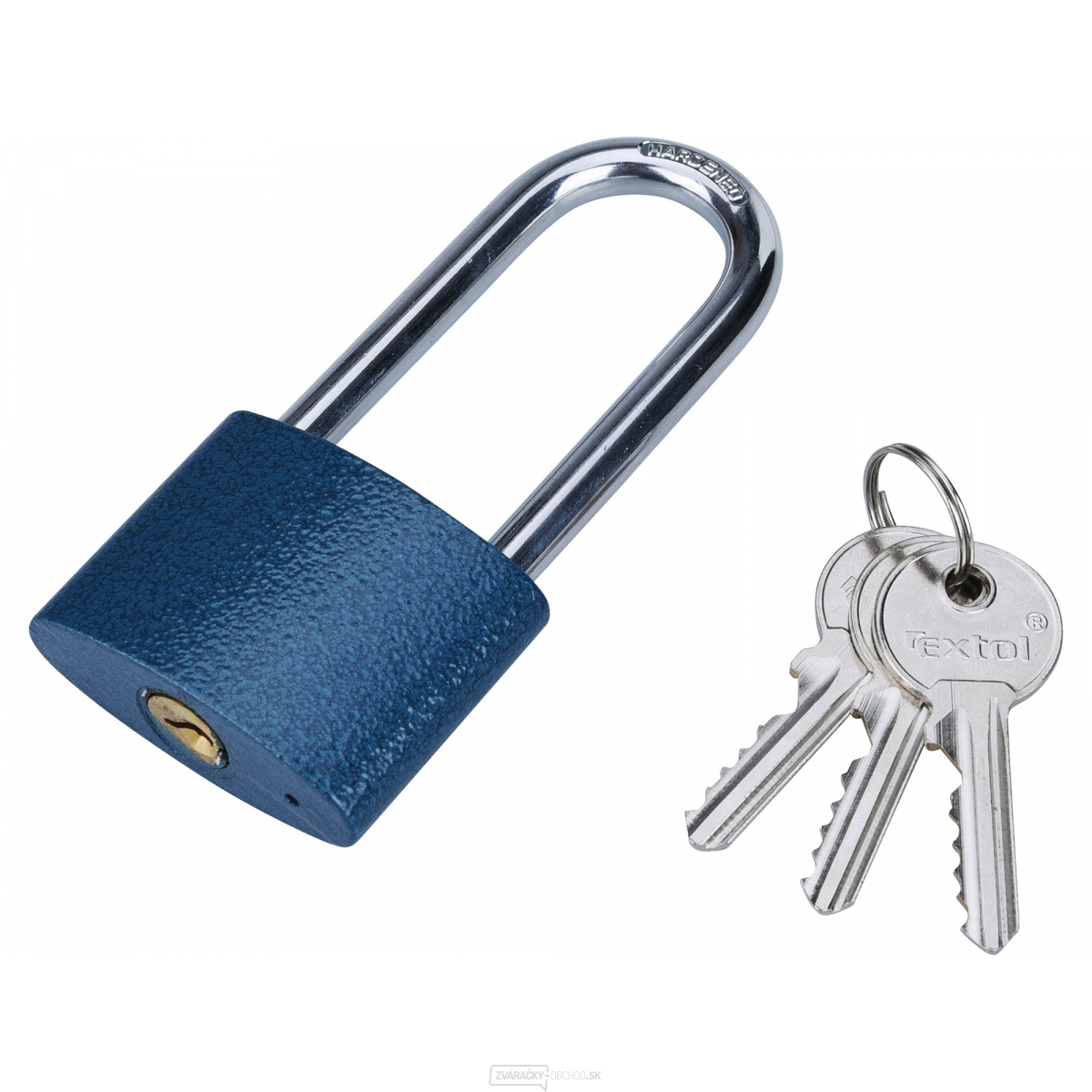 Zámok visiaci liatinový, predĺžený, 52mm Zámok visiaci liatinový, predĺžený, 52mm gallery main image
