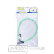 Zámok na bicykel - lanko, 600mm náhled