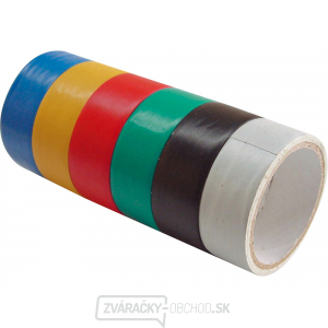 Pásky izolačná PVC 19mm x 3m - 6 ks