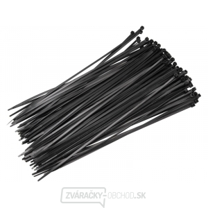 Sťahovacie pásky čierne, 150x2,5mm - 50ks gallery main image