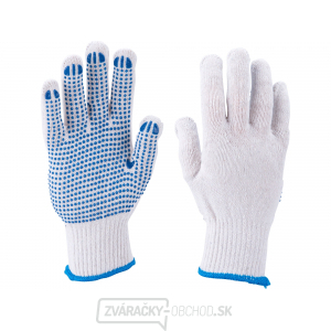 PERRY Rukavice bavlnené s PVC terčíkmi na dlani - vel.10 PERRY Rukavice bavlnené s PVC terčíkmi na dlani - vel.10 gallery main image