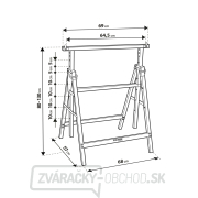 Podstavec nastaviteľný skládací, 810-1300mm Náhľad