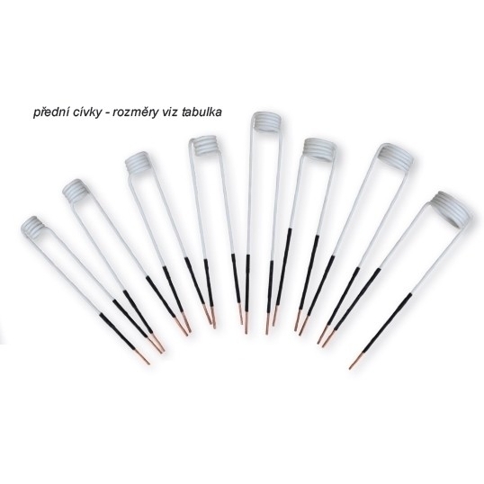 Priama indukčný cievka pre ohrev DHI-15 / Vnútorný priemer 15 mm / 1kus