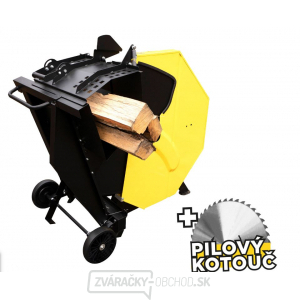 Píla kolísková 4kW, 400V (cirkulárka) + Pílový kotúč