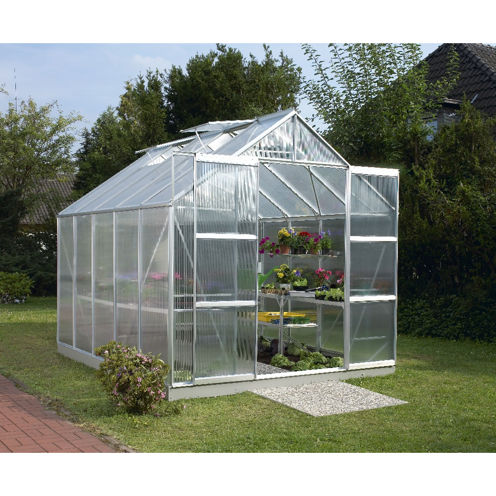 Skleník VITAVIA URANUS 8300 PC 4 mm strieborný