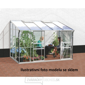 Skleník VITAVIA IDA 6500 PC 4 mm strieborný