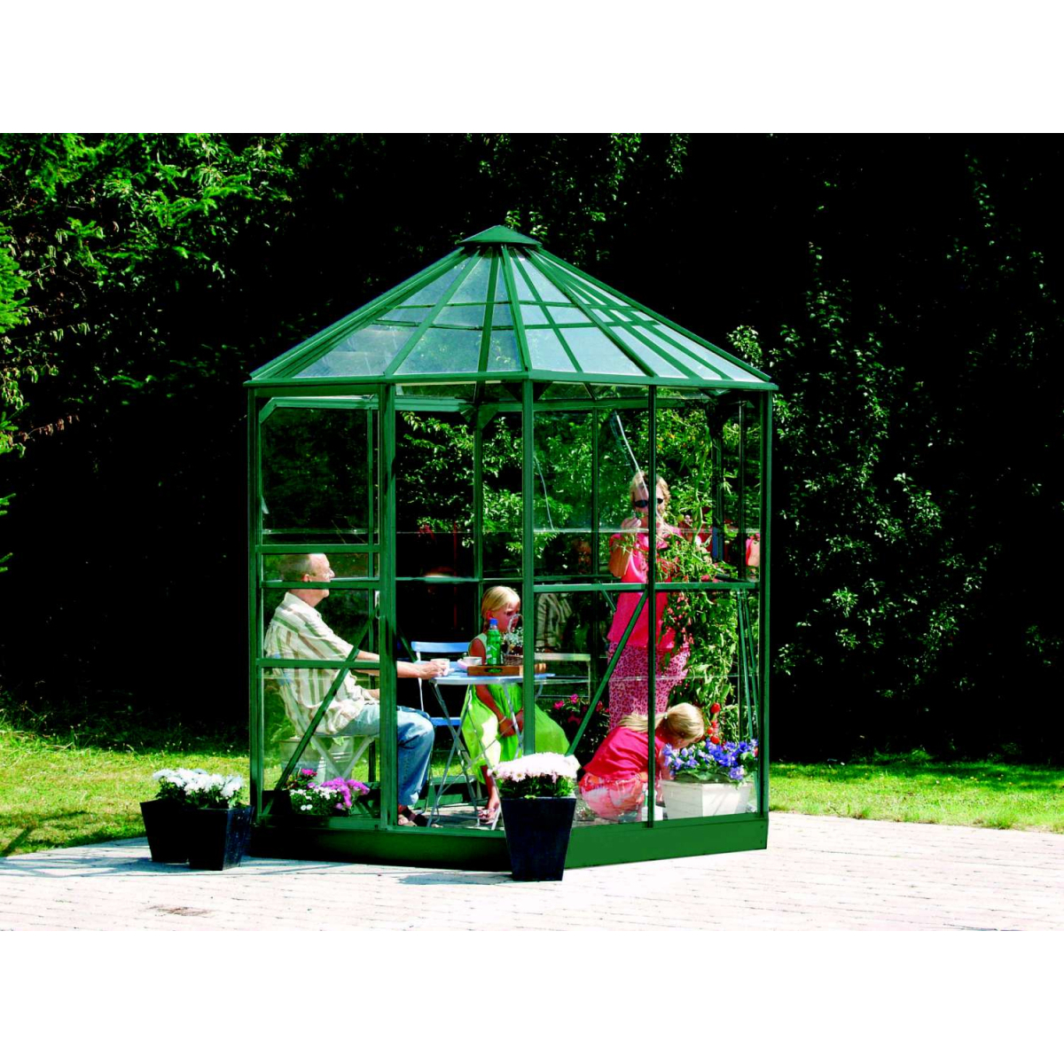 Záhradný pavilon VITAVIA HERA 4500 zelený