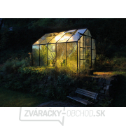 Skleník VITAVIA URANUS 8300 číre sklo 3 mm strieborný náhled