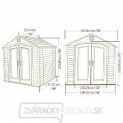 Záhradný domek LIFETIME 6418 DIY Náhľad