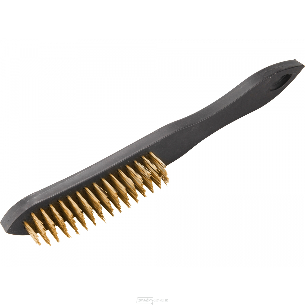 Kefa mosadzný, 4řadý, plastová rukoväť - 290mm