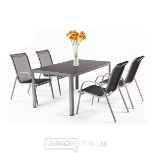 Vergio 4+ - sedací zostava(1x stůl Frankie + 4x židle Vera)